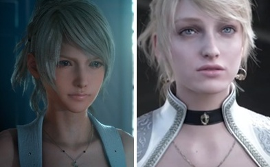 Sidenote; Game Lunafreya vs. Kingsglaive Lunafreya. The second picture was taken after she smoked 3 marijuanas. Don’t do drugs, kids.